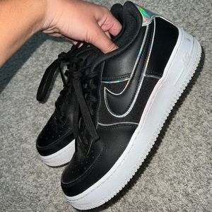 Nike Air Force 1 with metallic details